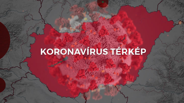 Koronavírus térkép Magyarország