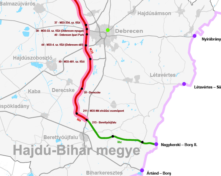 Hajdú-Bihar megyei matrica M4